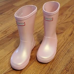 Pink Hunter Rain Boots